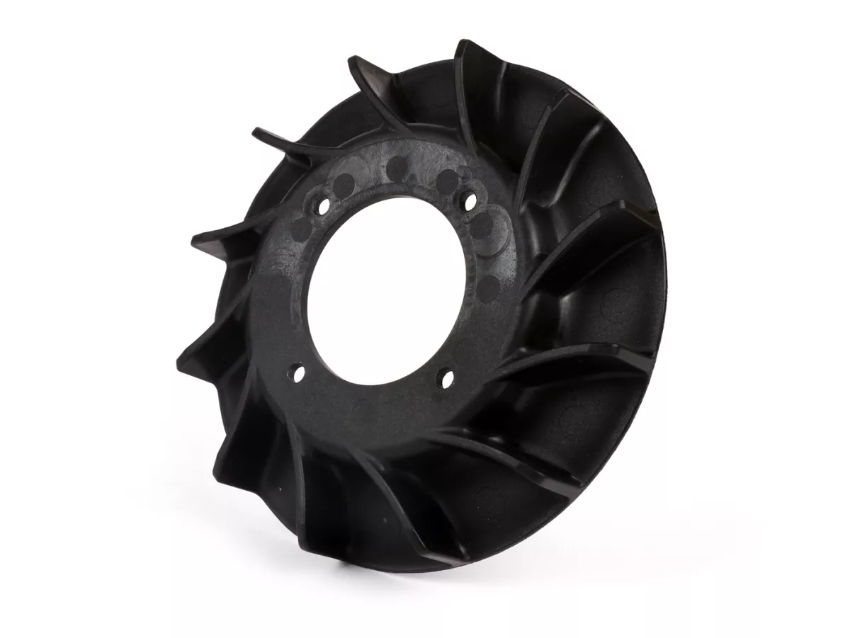 Impulsor - Rueda del ventilador - Anillo del ventilador -KR AUTOMATION 'Air number 12' para, encendido Parmakit y Overrev, Quattrini M200- Vespa Smallframe V50, PV, ET3, PK, Largeframe PX, Cosa, Rally, Sprint, GT, GTR, Super, VNB, VBA, VBB, VNB