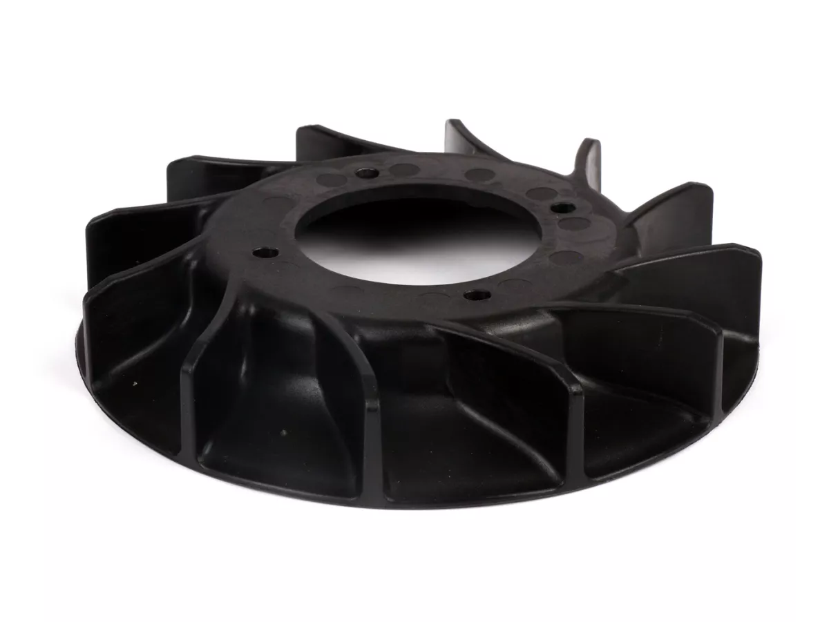 Impulsor - Rueda del ventilador - Anillo del ventilador -KR AUTOMATION 'Air number 12' para, encendido Parmakit y Overrev, Quattrini M200- Vespa Smallframe V50, PV, ET3, PK, Largeframe PX, Cosa, Rally, Sprint, GT, GTR, Super, VNB, VBA, VBB, VNB