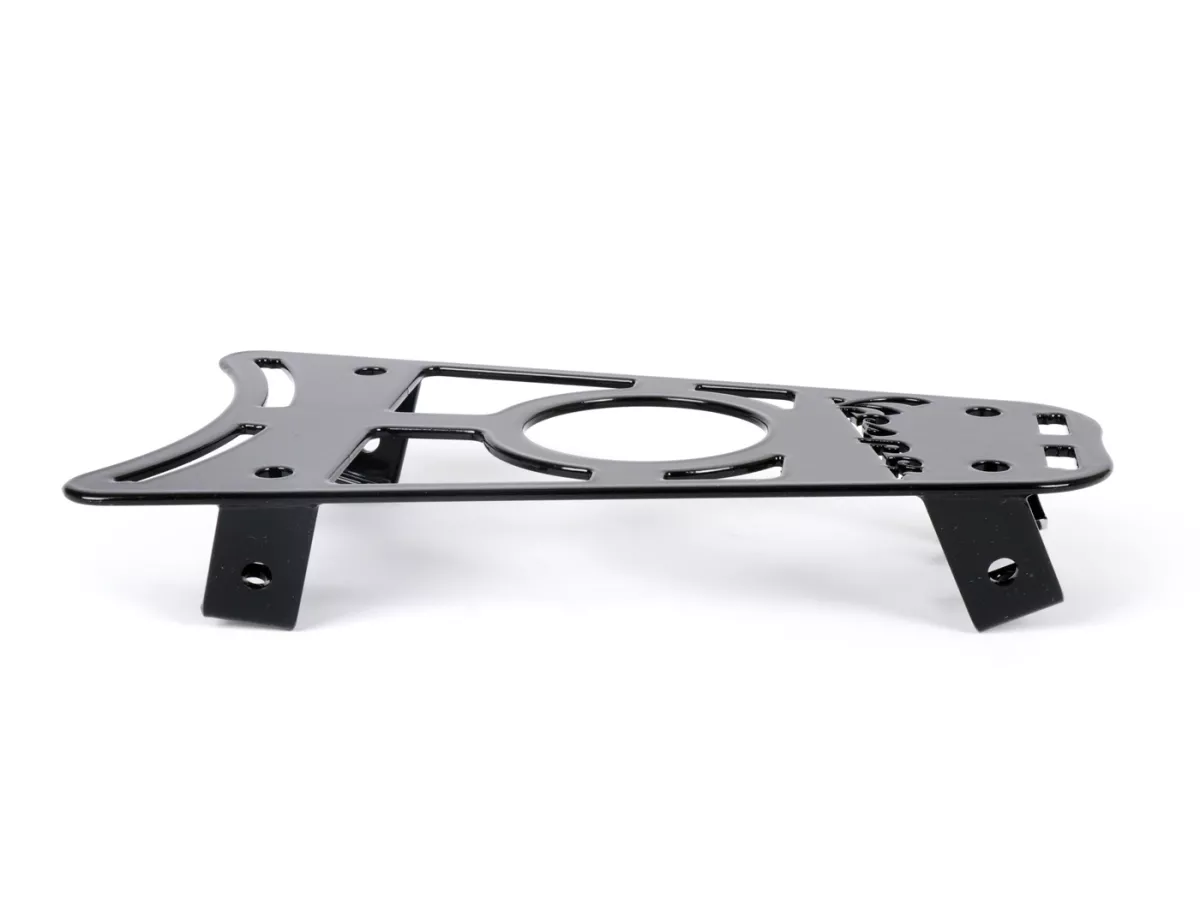 Portavasos tipo escalón con inscripción Vespa -CLASSIC RACKS- Vespa Sprint 50-150cc, Primavera 50-150cc - negro brillante