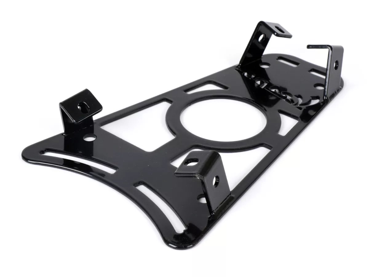 Portavasos tipo escalón con inscripción Vespa -CLASSIC RACKS- Vespa Sprint 50-150cc, Primavera 50-150cc - negro brillante