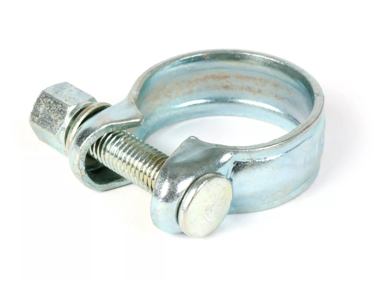 Avgasgrenrörsklämma -OEM KVALITET Ø=30-32mm- Piaggio SI, Ciao, Bravo, Boxer