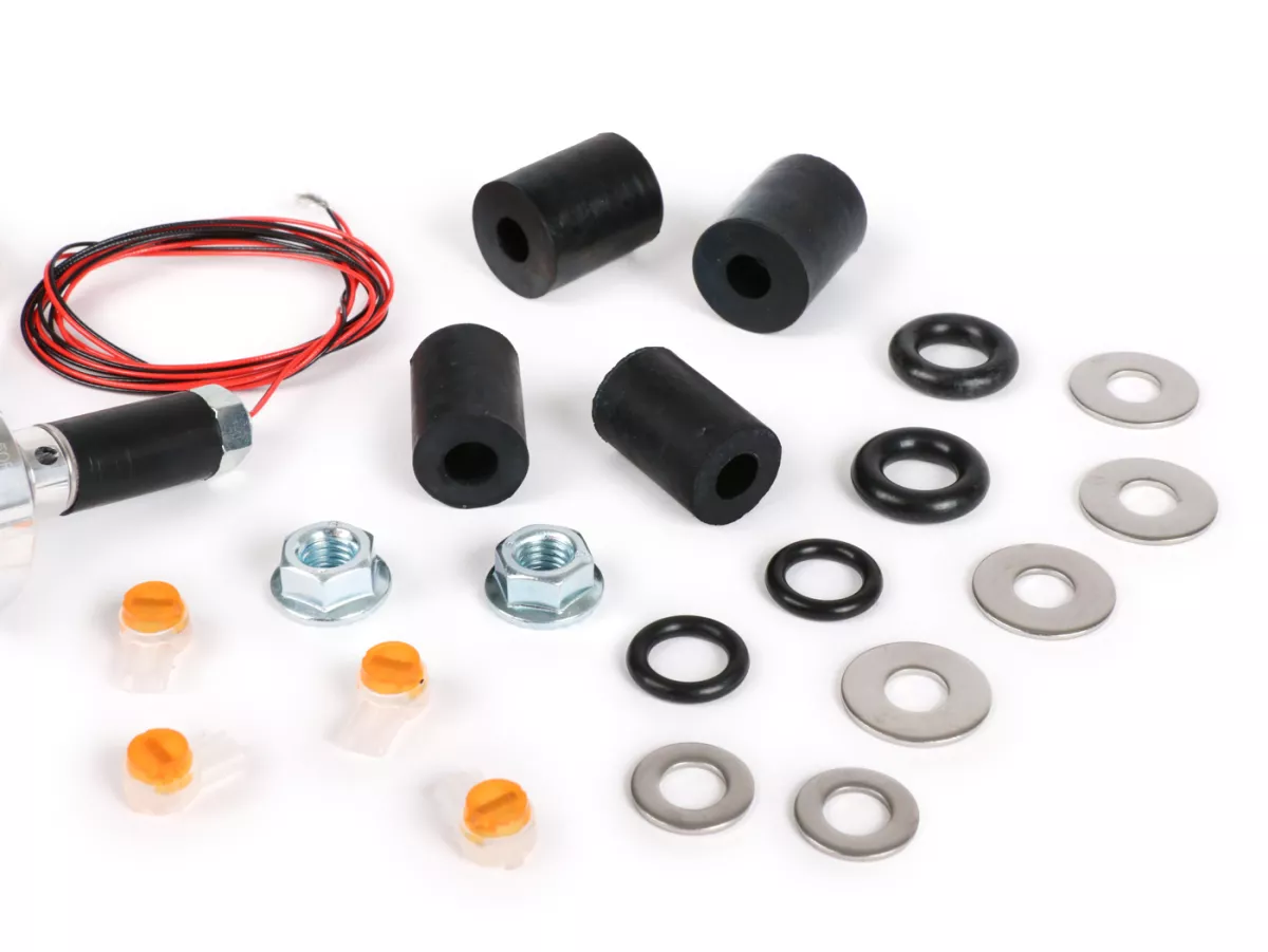 Indikatorsats -MOTOGADGET styrindikatorer- m.blaze disc - polerad aluminium - klart glas
