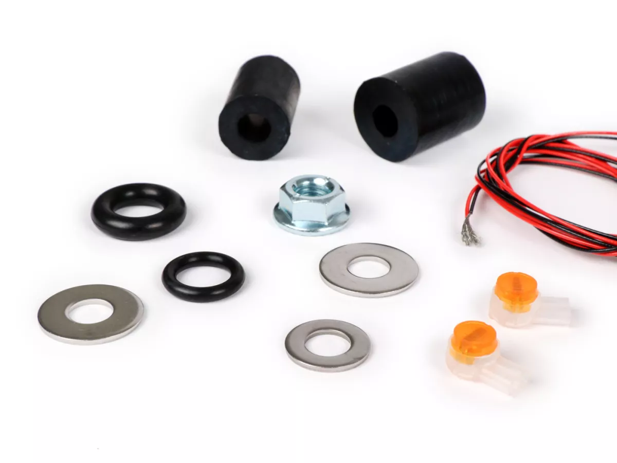 Indicator -MOTOGADGET handlebar end indicator- m.blaze disc - polished aluminium - clear glass - lhs