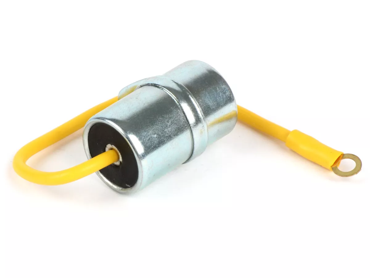 Condensador -Ø=20mm, 1-hilo- Vespa V50 N, V50 L, V50 R, V50 Special, V90, 90 SS, PV125