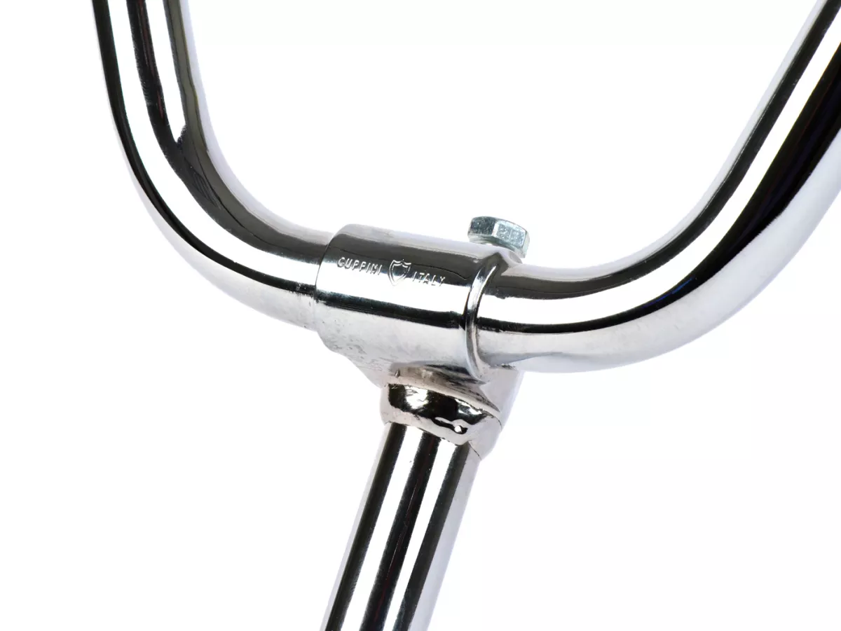 Handlebars -CUPPINI- Ø22mm- Ciao, Garelli - angled - chrome