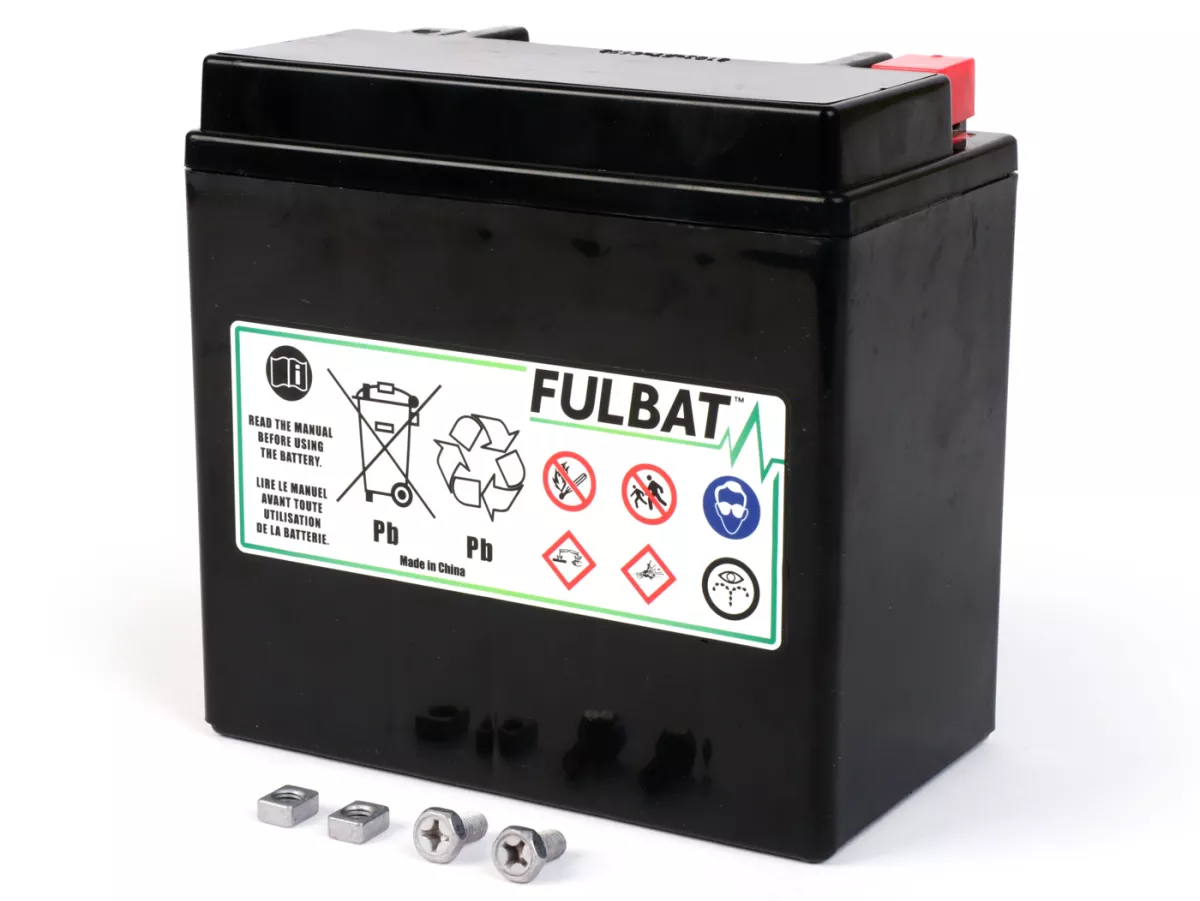 Battery (gel), maintenance-free -FULBAT FTX14H-BS- 12V, 12Ah - 152x88x147mm - Vespa GTS125 Super (ZAPM45300), GTS250 (ZAPM45100, ZAPM45101), GTS300 Super, Super Sport, Touring (ZAPM45200), GTV250 (ZAPM45102), GTV300 (ZAPM45201)