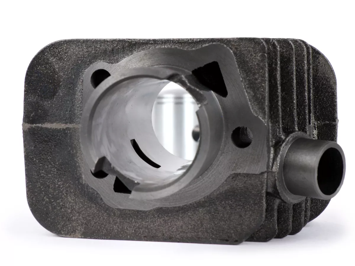 Cylinder -OEM QUALITY 50 cc Standard Ø38.2mm, exhaust port Ø22mm- Piaggio Ciao (gudgeon pin = Ø 12mm) - with gaskets