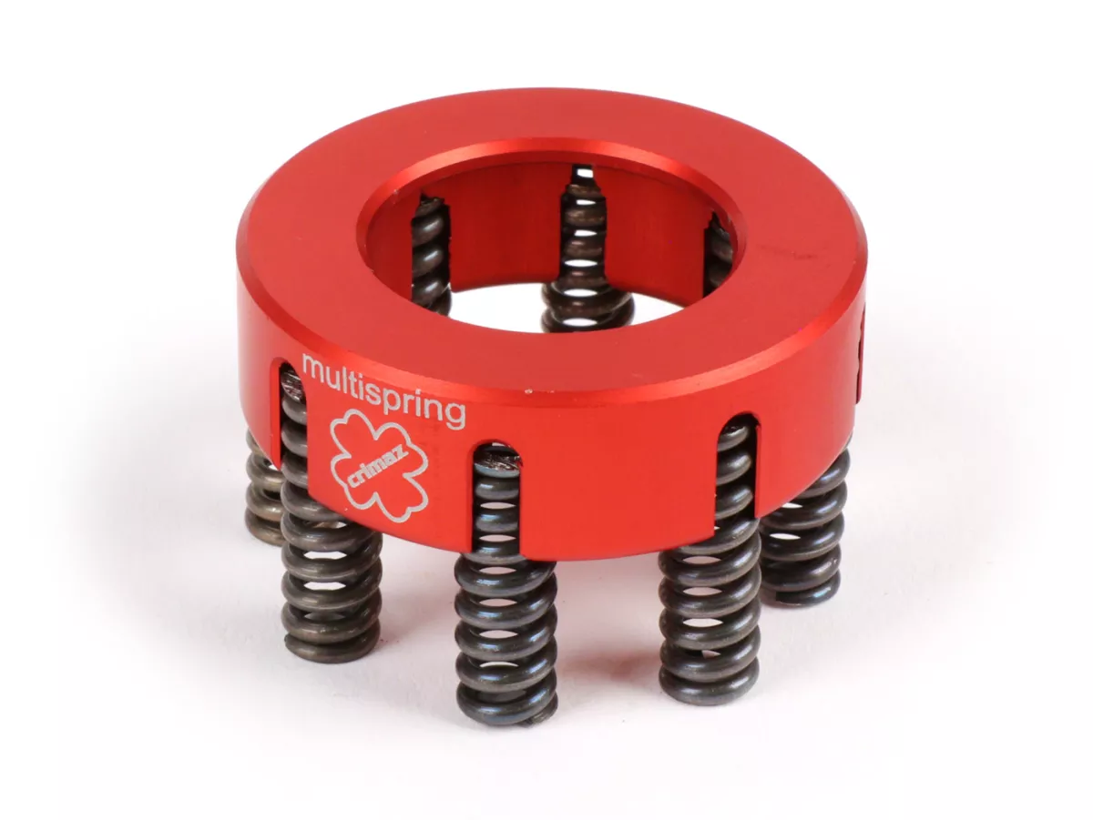Clutch spring set -CRIMAZ, 8 springs, conversion for standard clutch type- Vespa V50, V90, SS50, SS90, PV125, ET3, PK50, PK80, PK50 S, PK80 S, PK125 S, PK50 XL, PK125 XL, ETS, PK50 HP, PK50 SS