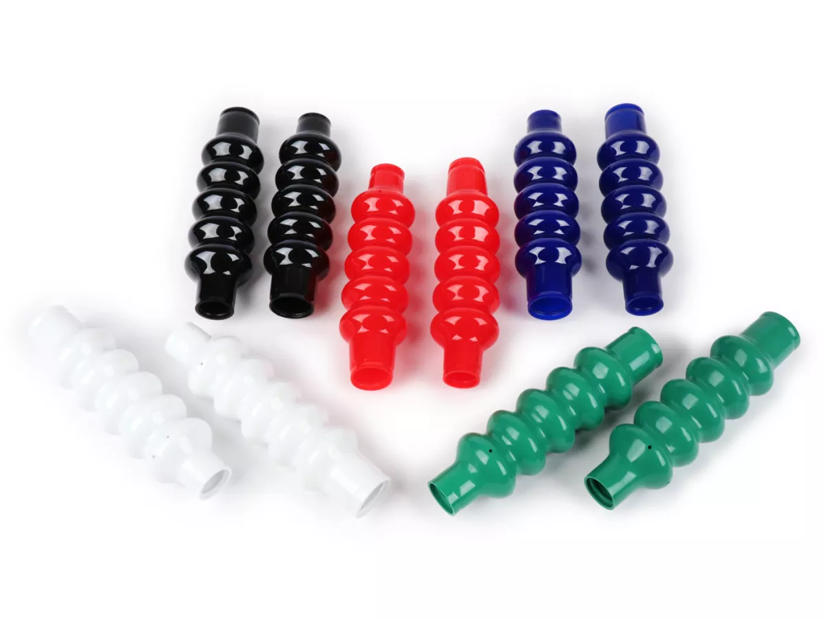 Bellow peredam kejut depan-DISCODEZSCOOTERS Gaitors - Lambretta LI, LIS, SX, TV, DL, GP - biru