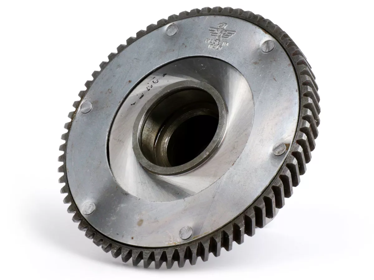 Arbre primaire y compris pignon primaire 67 dents -QUALITÉ OEM, siège de roulement Ø37mm- Vespa 3 vitesses VBA1T, VNB1T, VNB2T, VNB3T, VNB4T - 14-20-27 dents