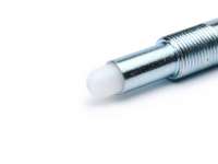 Zuigerstop lang met kunststof (PTFE) stop -M14 x 1,25- (type NGK E-stekker) - Vespa Smallframe V50, PV, ET3, PK, Largeframe PX, T5, Cosa, Sprint, Rally, VBB, Wideframe V1-15,V30-33, VL, VB, ACMA, Lambretta LI, SX, TV, GP