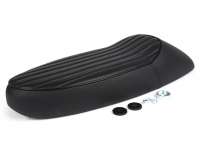 Zitbank -NISA Sport 20- Vespa V50, PV125, ET3 - Zwart