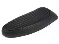 Seat -NISA Sport 20- Vespa PX (-1983), Sprint, GT, GTR, Super, TS, GL, VNA, VBA, VNB, VBB, T4 - with flat fuel tank also fits Rally 180/200, GS160, SS180 - black