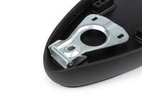Seat -NISA Sport 20- Vespa PX (-1983), Sprint, GT, GTR, Super, TS, GL, VNA, VBA, VNB, VBB, T4 - with flat fuel tank also fits Rally 180/200, GS160, SS180 - black