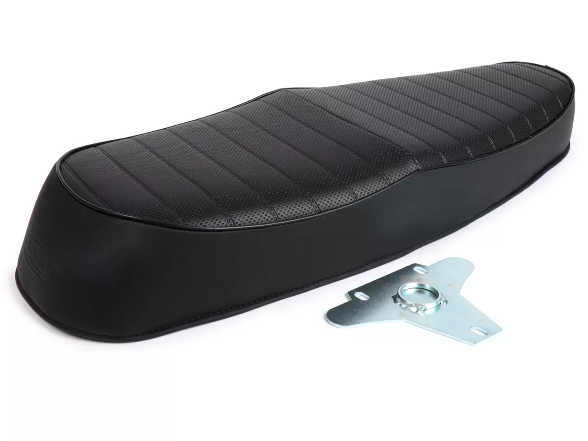 Seat -NISA Wave- Vespa PX - also fits Vespa Sprint, GT, GTR, Super, TS, GL, VNA, VBA, VNB, VBB, T4 - black