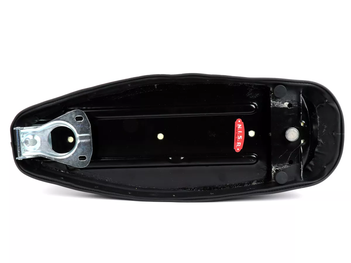 Seat -NISA Wave- Vespa PX - also fits Vespa Sprint, GT, GTR, Super, TS, GL, VNA, VBA, VNB, VBB, T4 - black