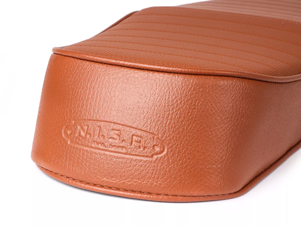 Seat -NISA Wave- Vespa PX - also fits Vespa Sprint, GT, GTR, Super, TS, GL, VNA, VBA, VNB, VBB, T4 -brown