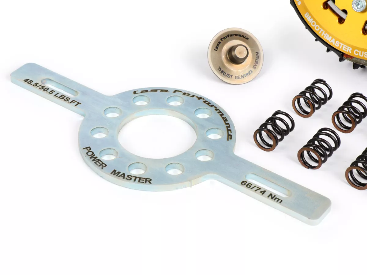 Clutch -CASA PERFORMANCE SmoothMaster 6 plate, 10 spring- Lambretta LI, LI S, SX. TV (series 2-3), DL/GP - 46 tooth