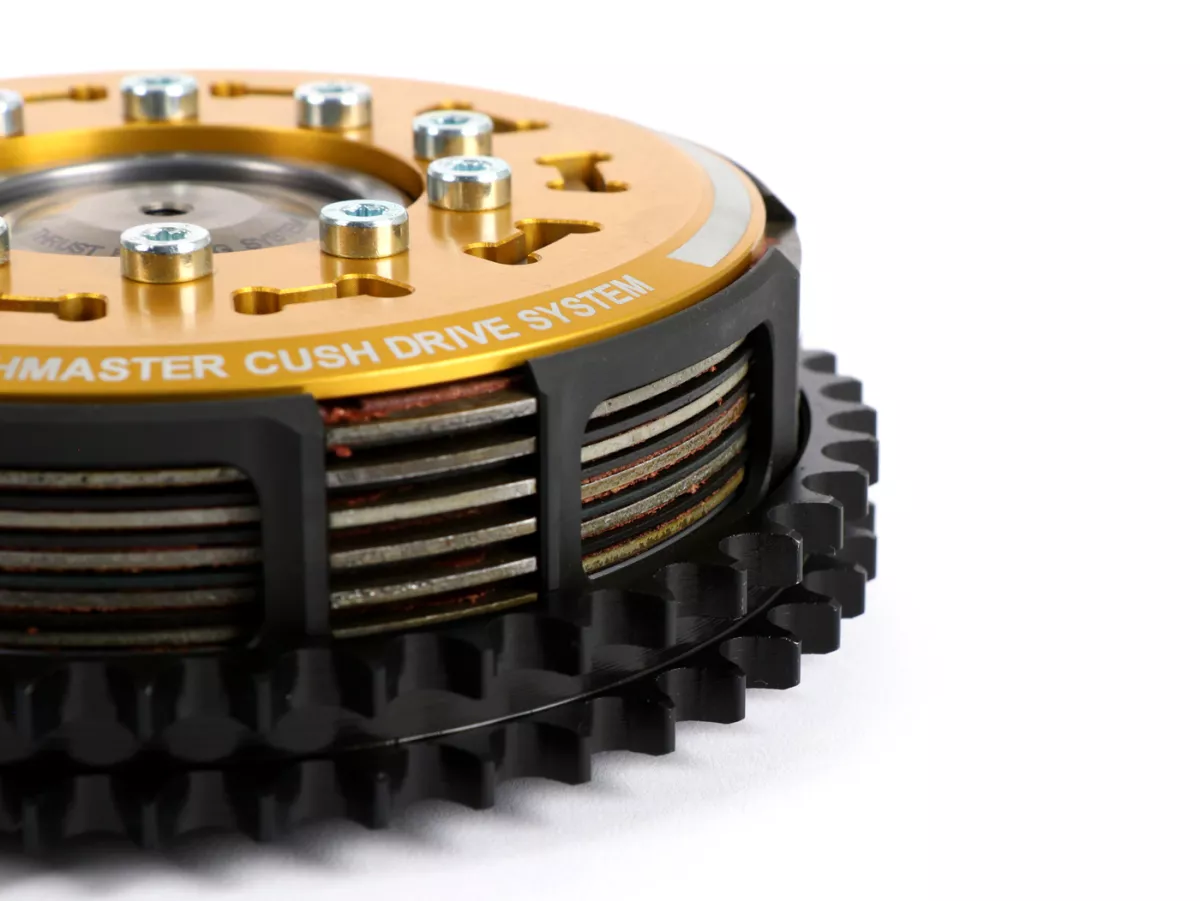 Clutch -CASA PERFORMANCE SmoothMaster 6 plate, 10 spring- Lambretta LI, LI S, SX. TV (series 2-3), DL/GP - 46 tooth
