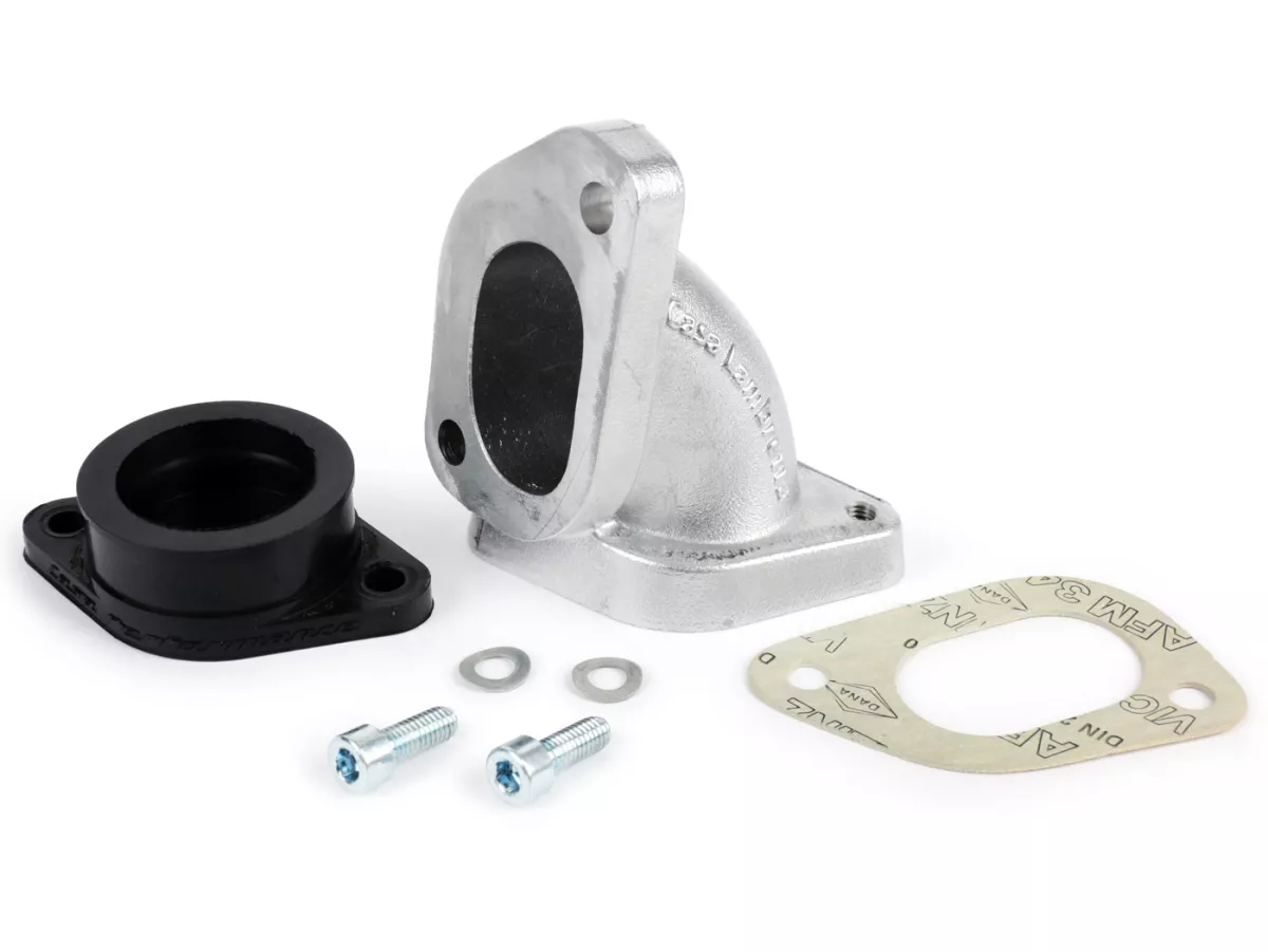 Inlaatspruitstuk -CASA LAMBRETTA- Lambretta 195-225 ccm - AW=Ø34mm (carburateur Ø28-30mm - PHBH, VHSH, PWK28, TMX30, Smartcarb 26-28)