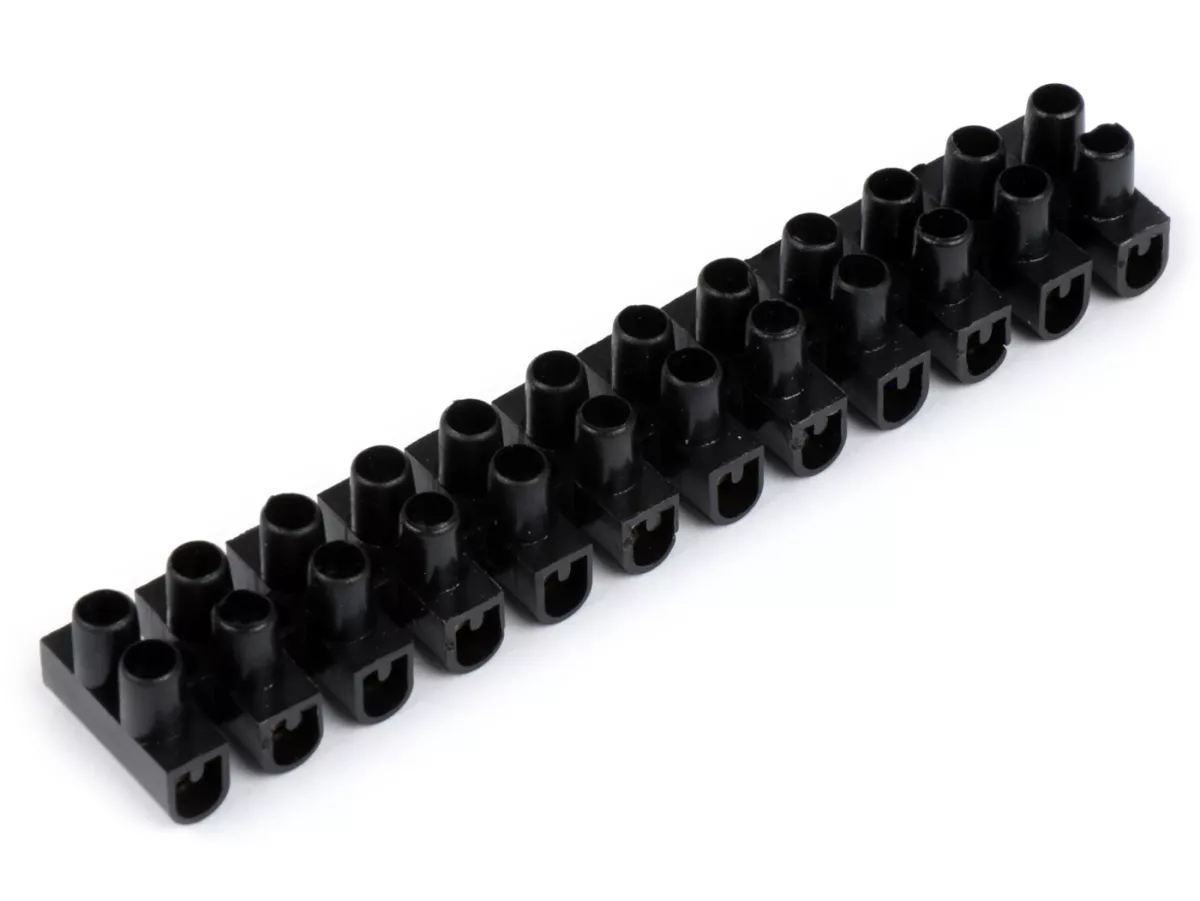 Luster terminal classic -MC POWER- Ø2.5mm, 3A, 12 row - black
