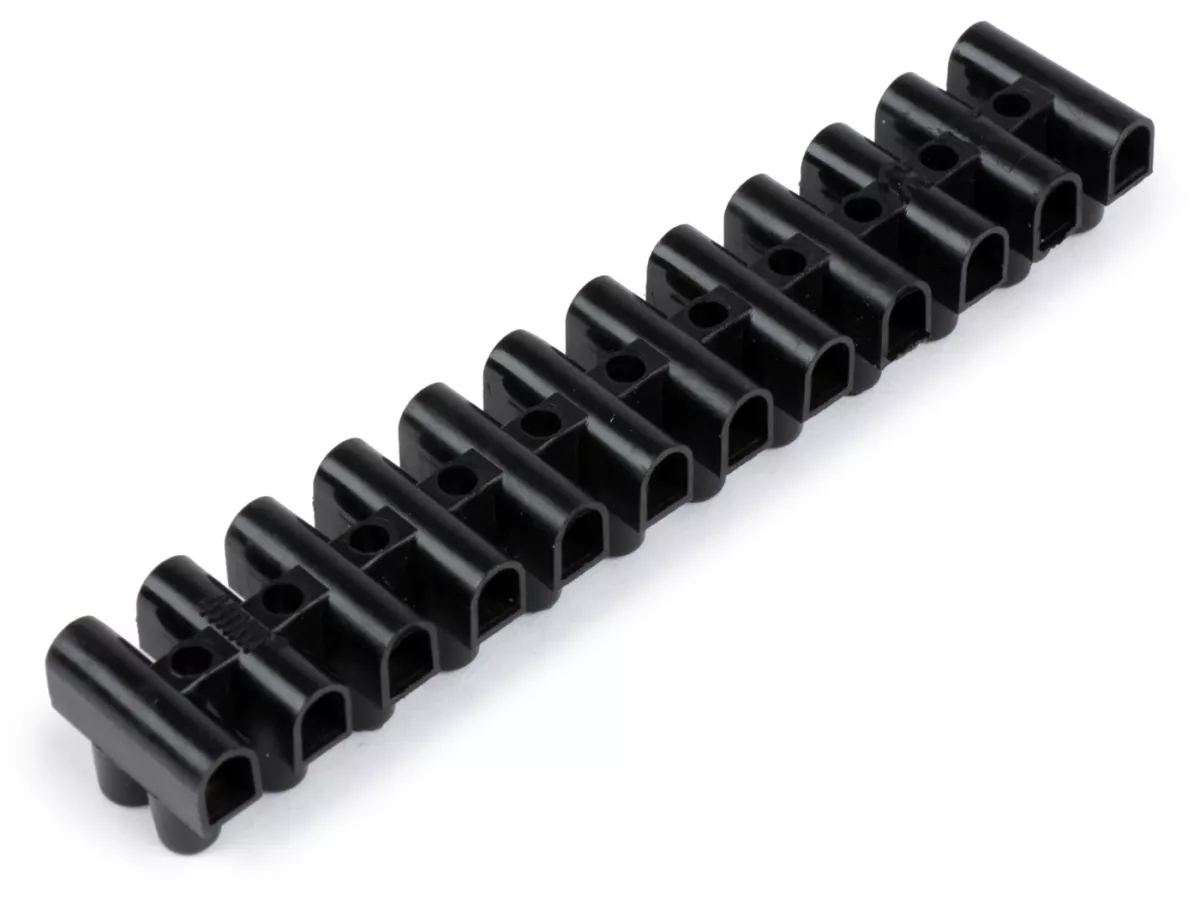 Luster terminal classic -MC POWER- Ø2.5mm, 3A, 12 row - black