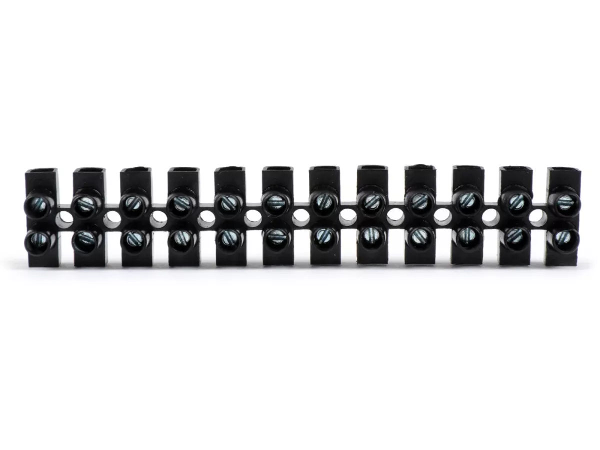 Luster terminal classic -MC POWER- Ø2.5mm, 3A, 12 row - black