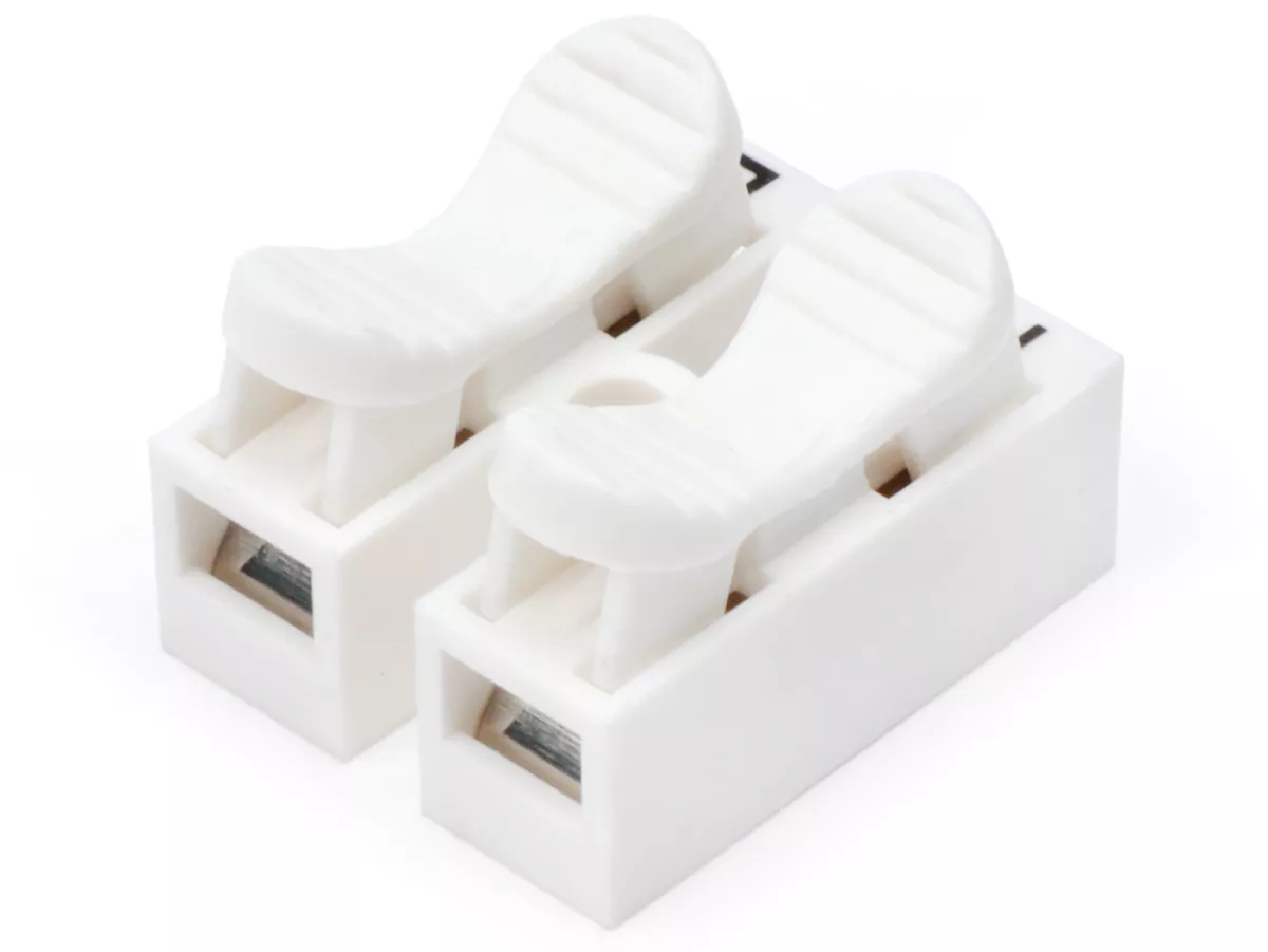 Borne autofrenado -MC POWER- 0,75-2,5mm², máx. 8A - 22x18x14mm - 2 vías