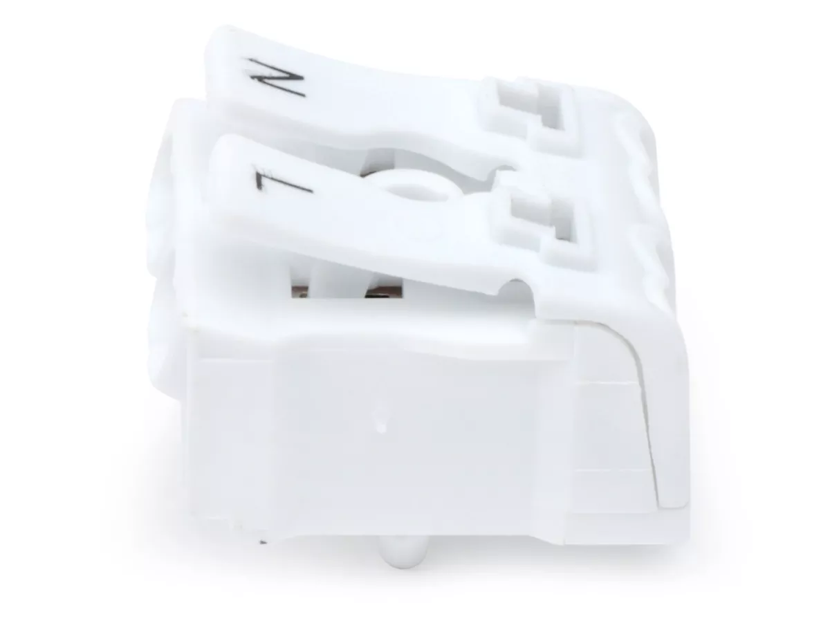 Borne autofrenado -MC POWER- 0,75-2,5mm², máx. 16A - 25x20x18mm - 2 vías