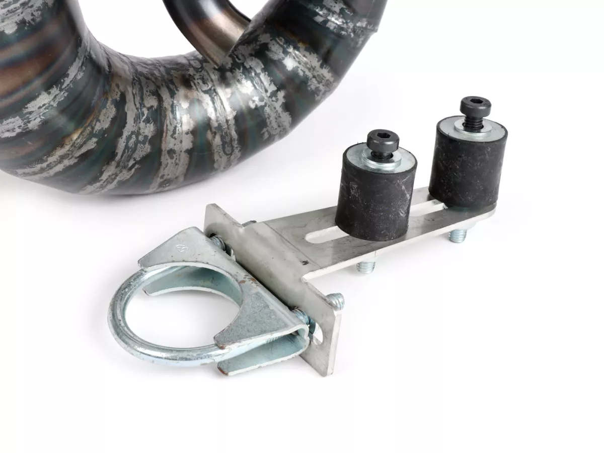 Knalpot -EGIG PERFORMANCE Python S Ø=32mm (jarak stud 54-60mm), peredam belakang XXL yang dibaut (Ø70mm) - Vespa ET3, PV125