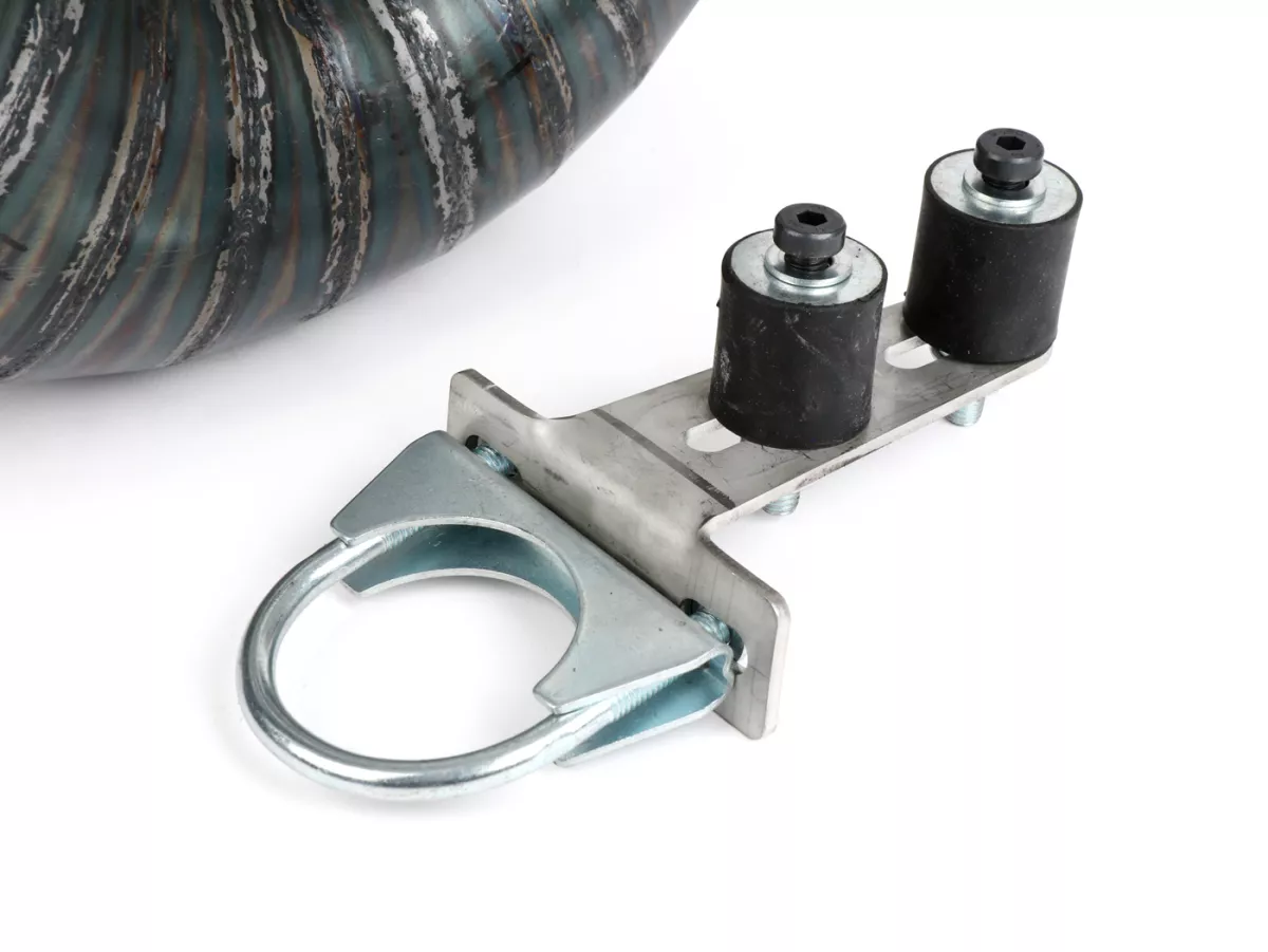 Scarico -EGIG PERFORMANCE Cobra Evo Ø=37mm (interasse perni 54-62mm), silenziatore imbullonato- Vespa ET3, PV125