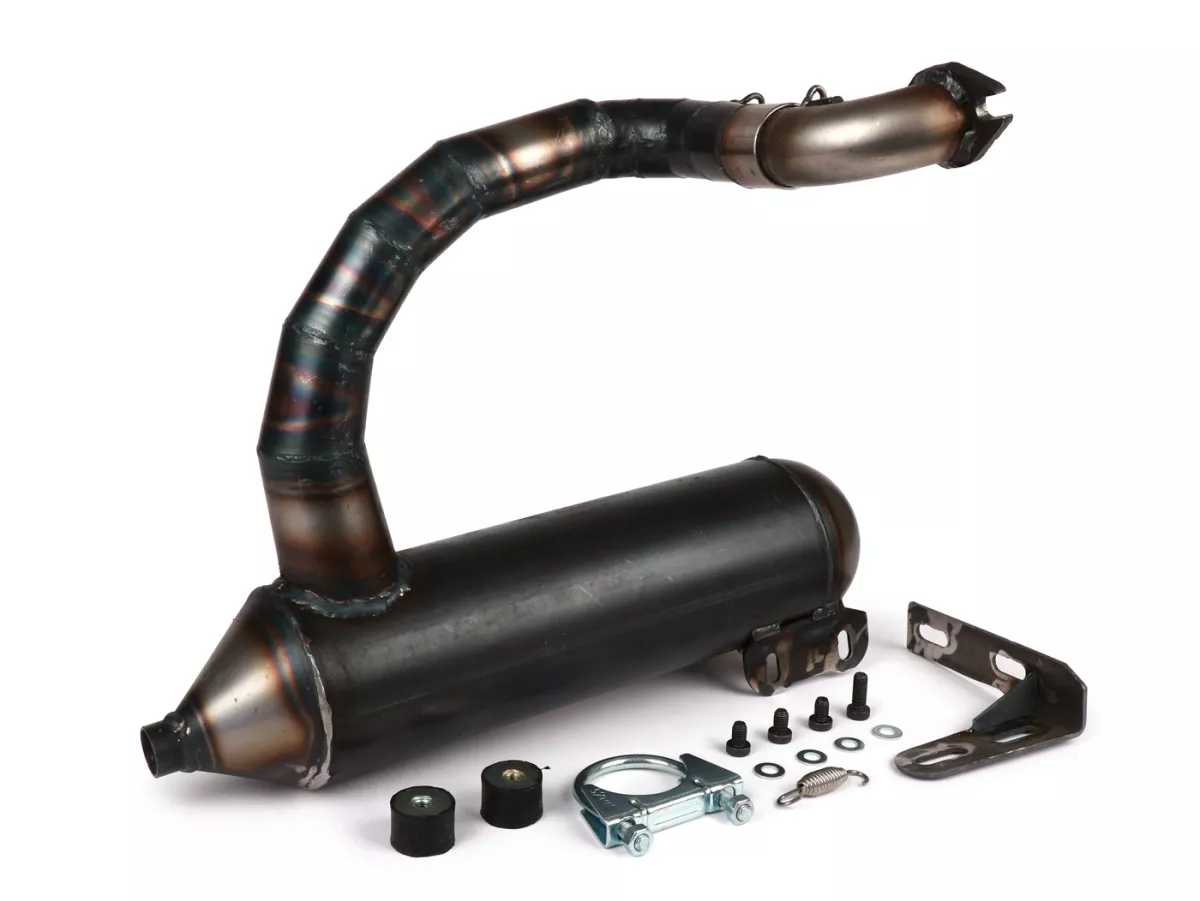 Knalpot -EGIG PERFORMANCE Superbanana Touring Ø = 32mm (jarak tiang 54-62mm) - Vespa ET3, PV125