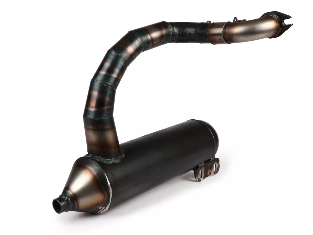 Knalpot -EGIG PERFORMANCE Superbanana Touring Ø = 32mm (jarak tiang 54-62mm) - Vespa ET3, PV125