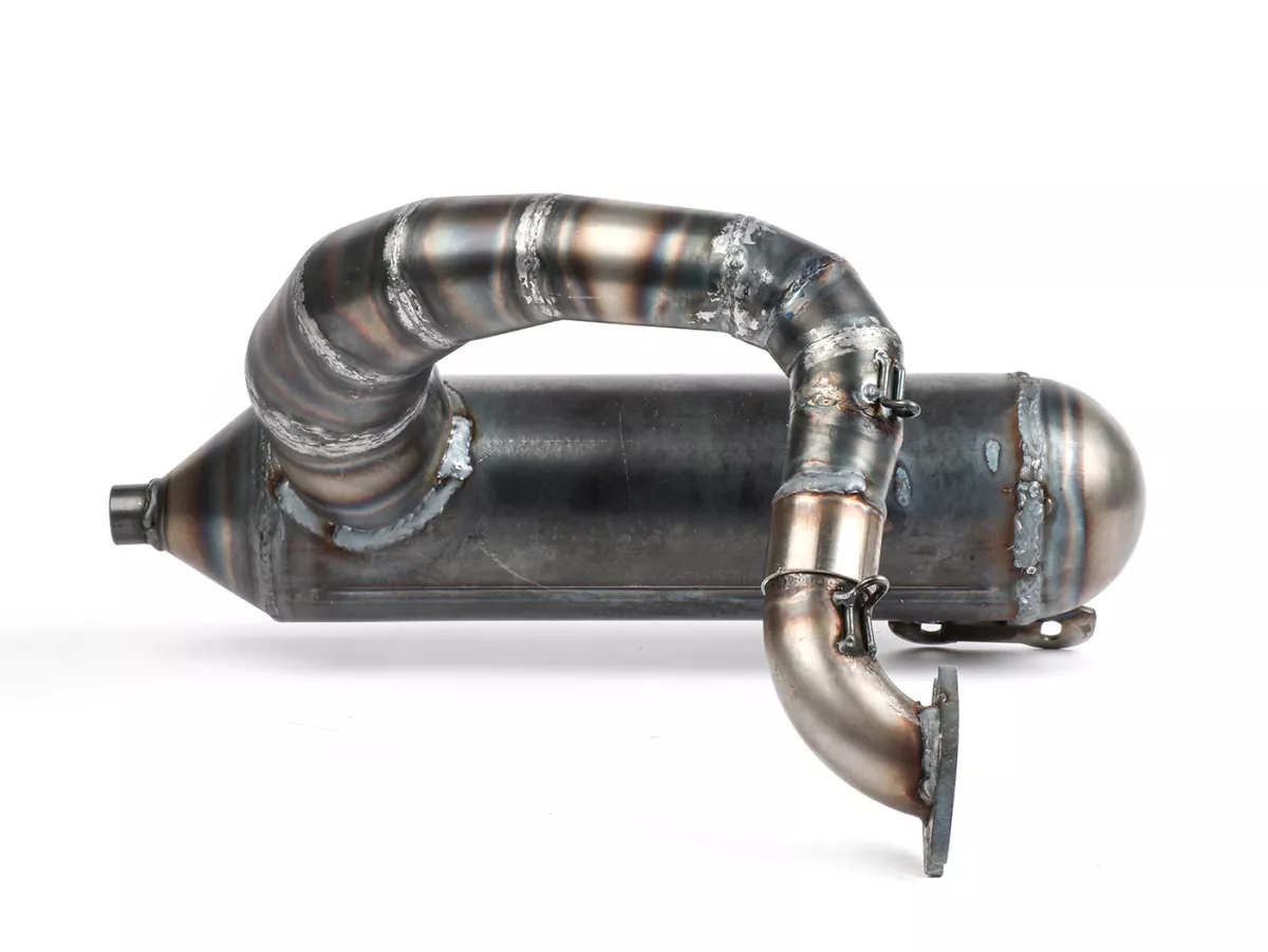 Knalpot -EGIG PERFORMANCE Superbanana Sport Ø = 32mm (jarak tiang 54-62mm) - Vespa ET3, PV125