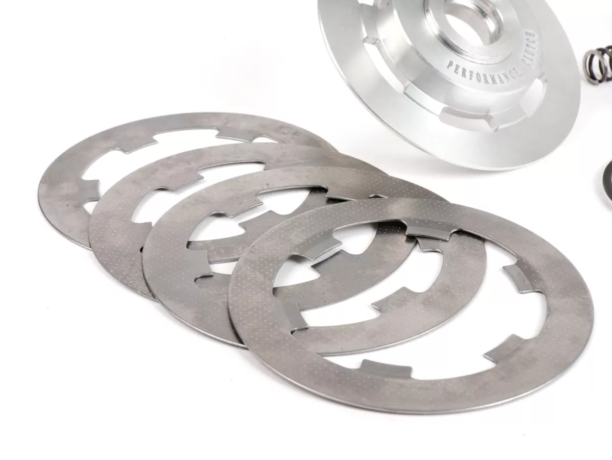 Kopling -EGIG PERFORMANCE- Kopling Satu Jari 2.0 - 5-cakram- Vespa V50, V90, SS50, SS90, PV125, ET3, PK50, PK80, PK50 S, PK80 S, PK125 S, PK50 XL, PK125 XL, ETS, PK50 HP, PK50 SS