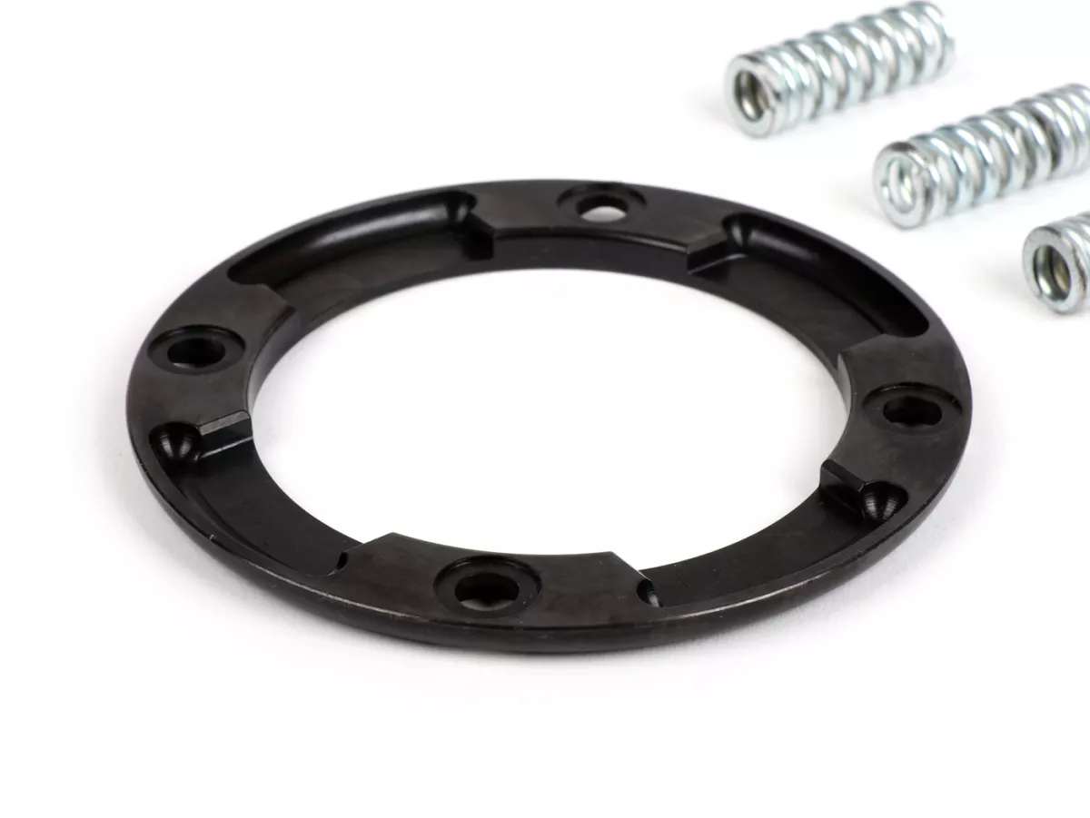 Cesta de embrague con kit de reparación primaria-EGIG PERFORMANCE- Embrague One Finger 5 discos - Vespa V50, V90, SS50, SS90, PV125, ET3, PK50, PK80, PK50 S, PK80 S, PK125 S, PK50 XL, PK125 XL, ETS, PK50 HP, PK50 SSPK50 HP, PK50 SS