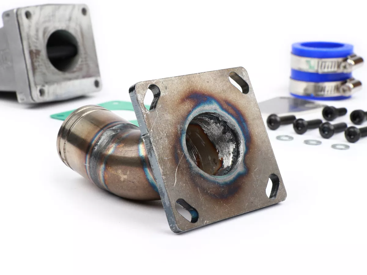 Intake manifold diafragma saluran masuk langsung -EGIG PERFORMANCE besi cor kelabu 170/180/187 ccm - Vespa PK, PK S, PK XL, PK XL2