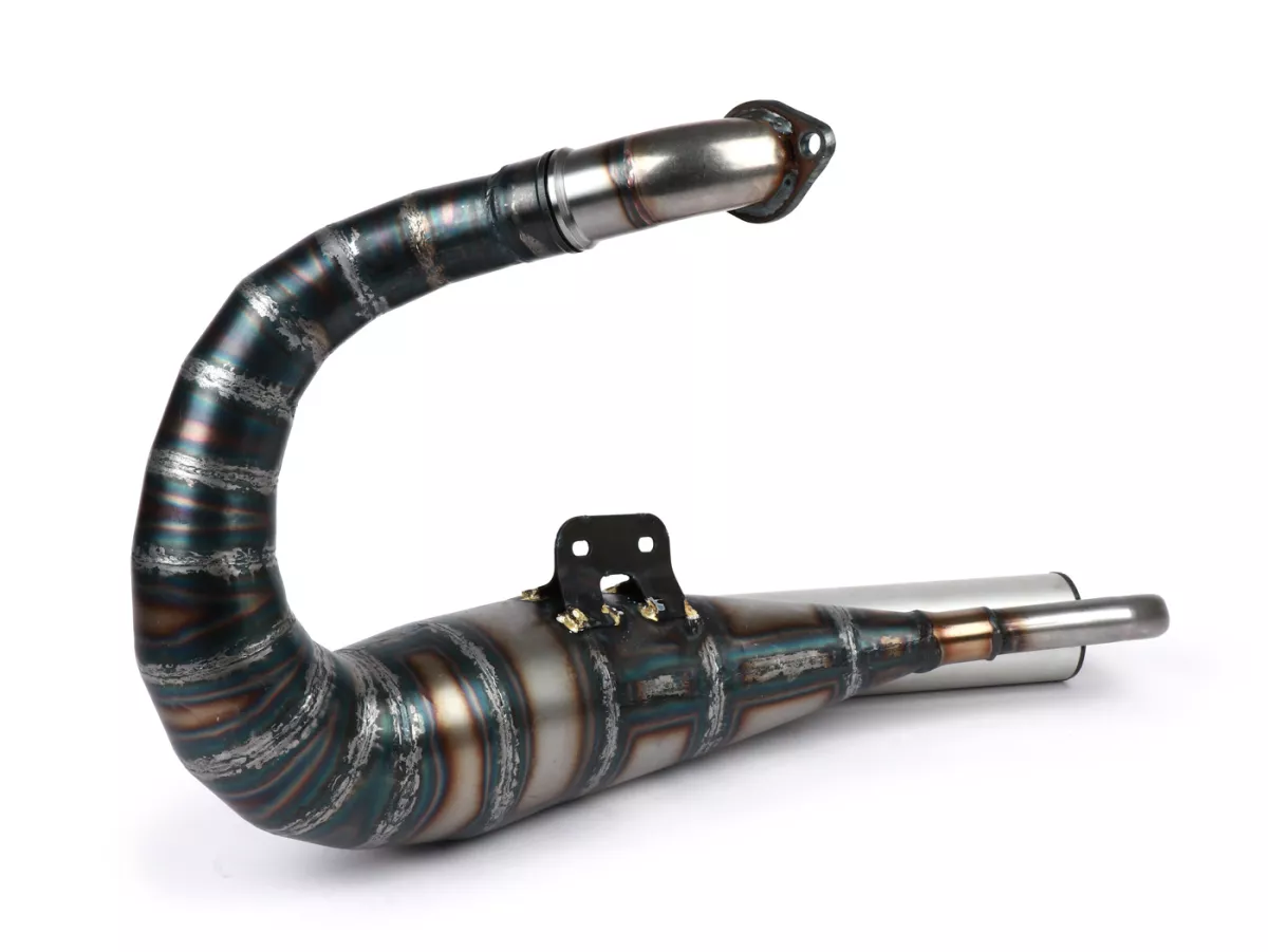 Escape -EGIG PERFORMANCE VRA Quattrini M200 Ø=44mm, silenciador atornillado- Vespa ET3, PV125 - Amortiguador desplazado necesario
