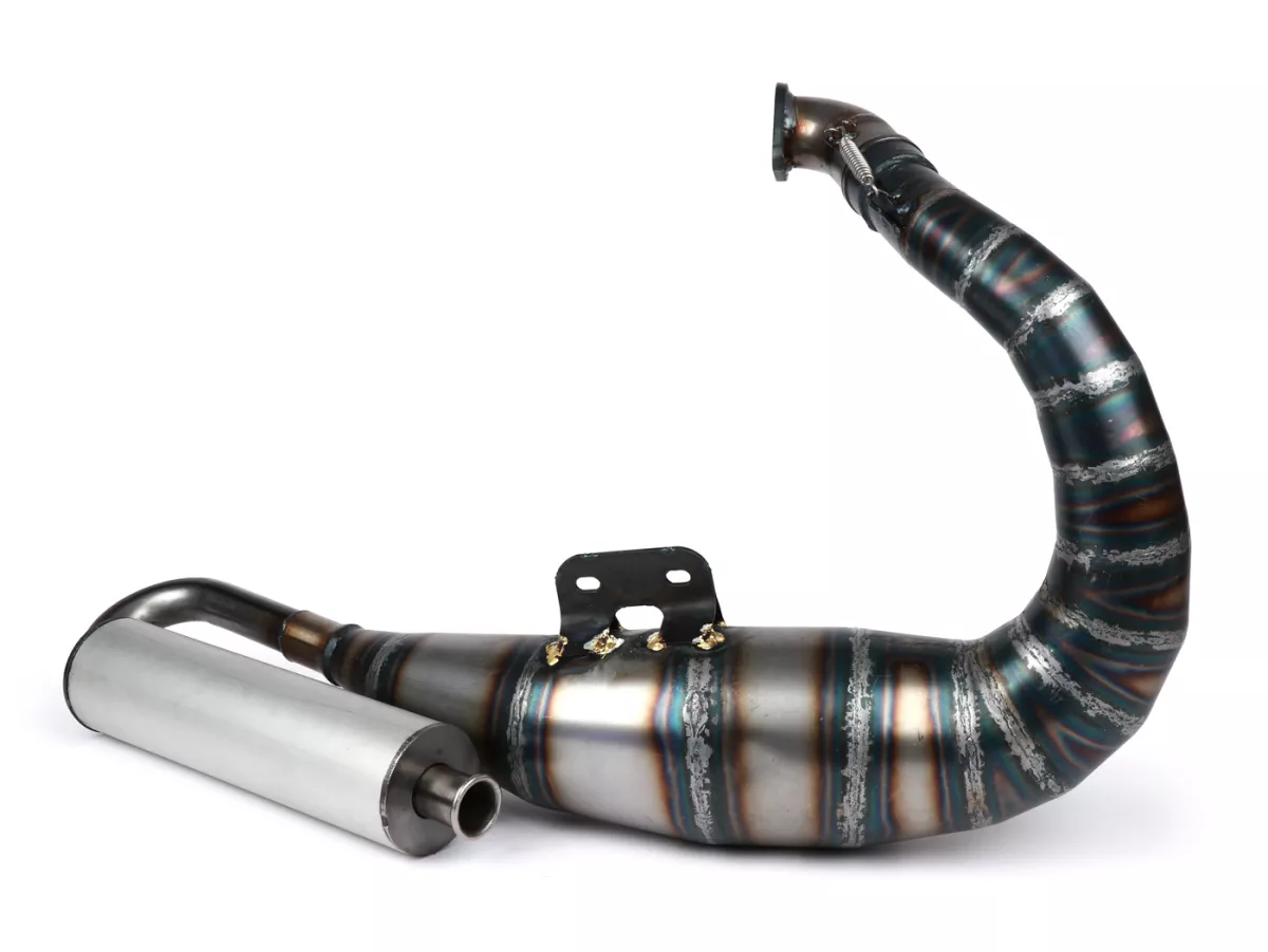 Escape -EGIG PERFORMANCE VRA Quattrini M200 Ø=44mm, silenciador atornillado- Vespa ET3, PV125 - Amortiguador desplazado necesario