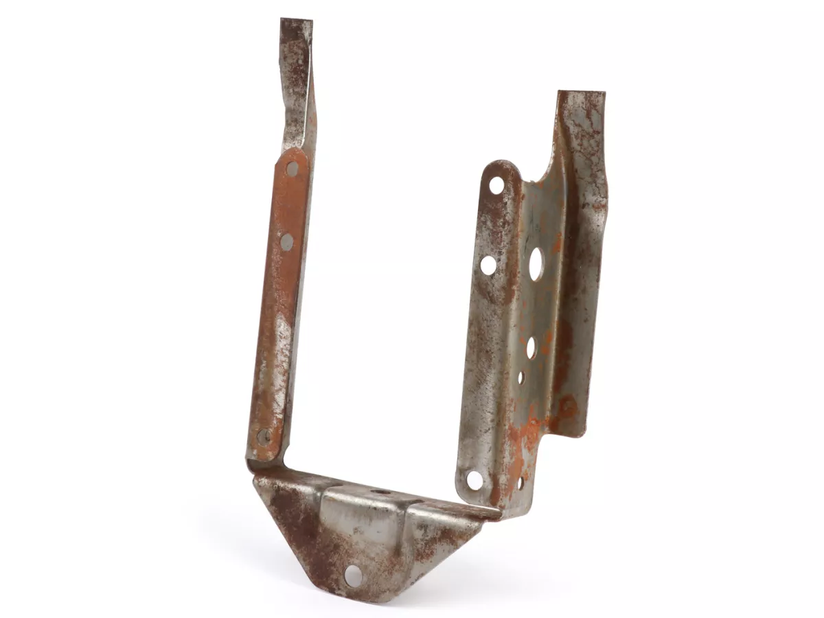 Batterijhouder (voor lassen aan frame) -LML (NOS)- korte houder - Vespa PX, T5, LML Star/Stella 2-takt