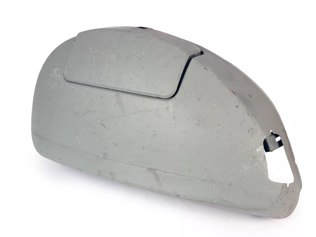 Zijafdekking links -LML met bagageruimte, (NOS) (A-kwaliteit)- Vespa PX80, PX125, PX150, PX200, T5 125cc (Indiase richtingaanwijzers type LML) - Binnensluiting