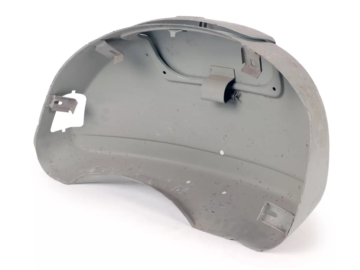 Zijafdekking links -LML met bagageruimte, (NOS) (A-kwaliteit)- Vespa PX80, PX125, PX150, PX200, T5 125cc (Indiase richtingaanwijzers type LML) - Binnensluiting