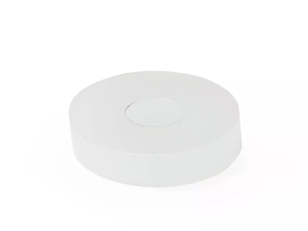 Disco distanciador de plástico Ø=18x6,2x4mm para guardabarros -CIF- Vespa V50, V90, PV125, ET3 125