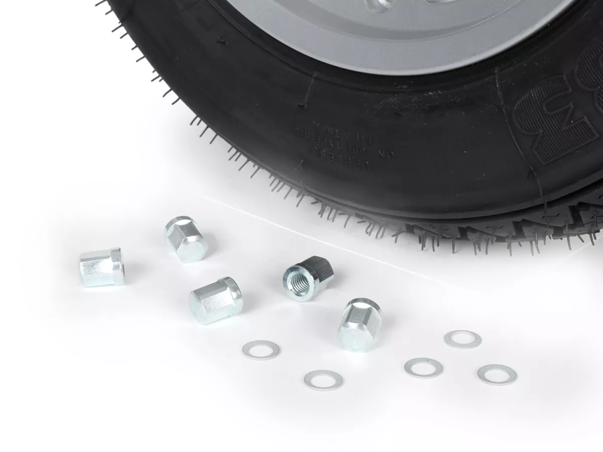 Roda lengkap (ban siap pakai yang dipasang pada pelek) -MICHELIN S83, tubeless, Vespa Smallframe V50, PV, ET3, PK- 3.00 - 10 inci TL 42J - Pelek BGM PRO 2.10-10 Aluminium - Silver