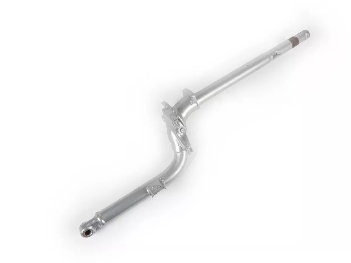Garpu - tabung kemudi - tabung kemudi -LML (NOS) - tipe Vespa PX Lusso, as roda Ø20mm - tanpa lengan ayun, dengan offset untuk ban lebar