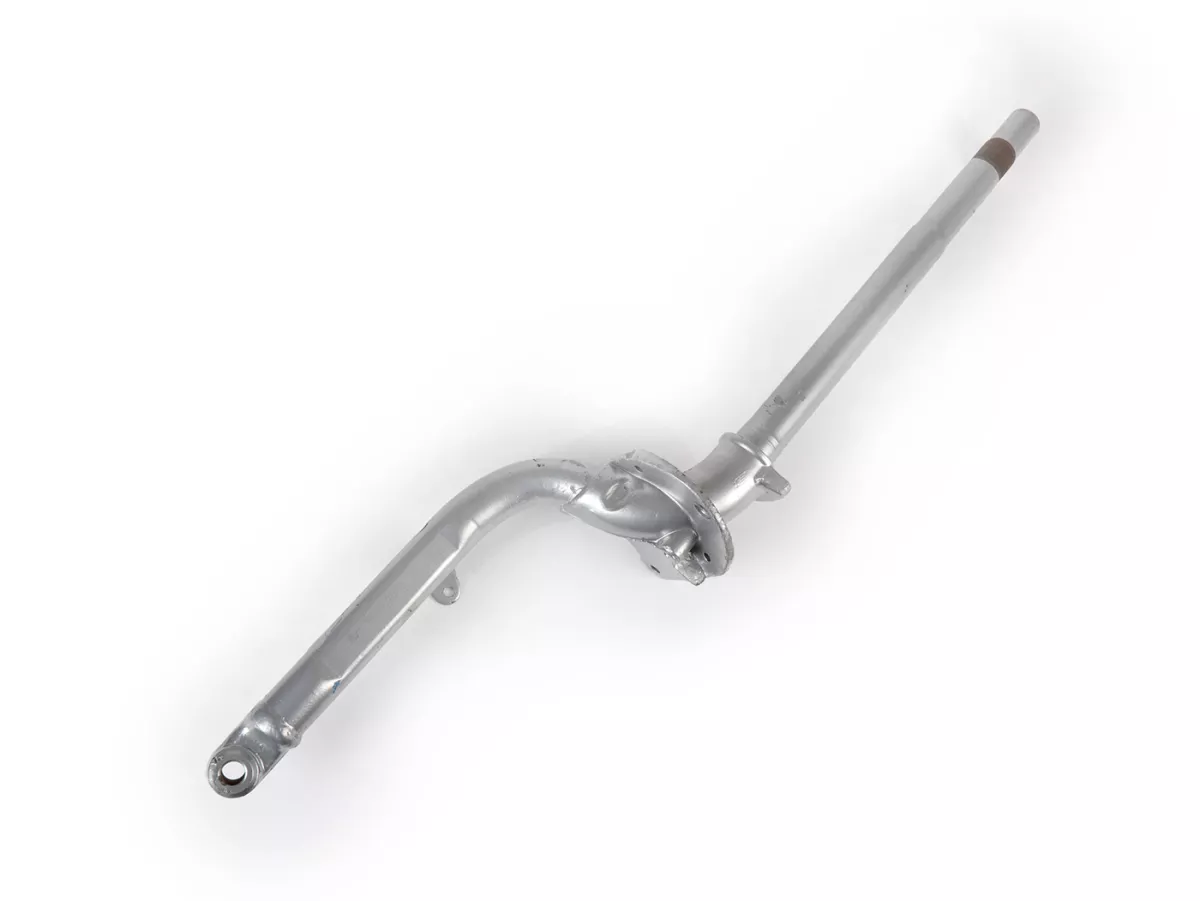 Garpu - tabung kemudi - tabung kemudi -LML (NOS) - tipe Vespa PX Lusso, as roda Ø20mm - tanpa lengan ayun, dengan offset untuk ban lebar