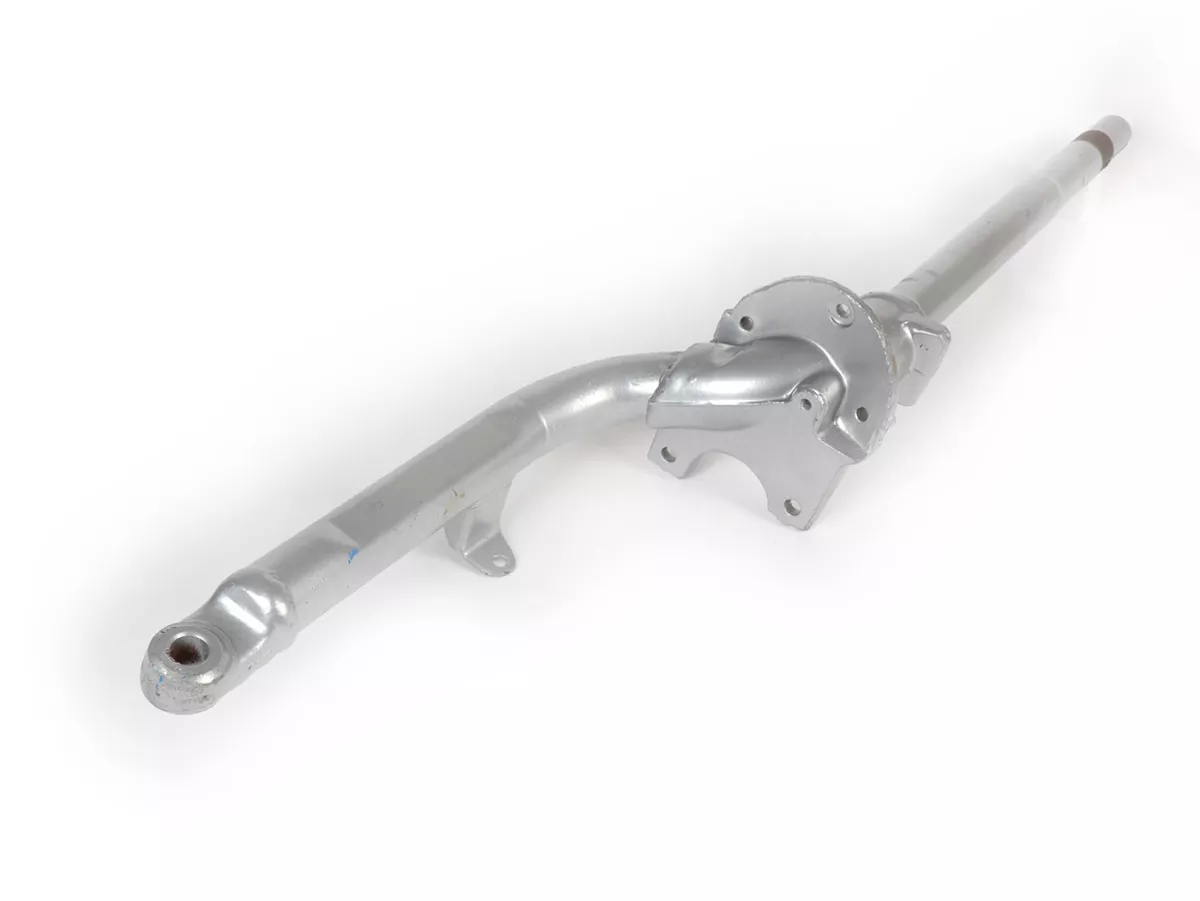 Garpu - tabung kemudi - tabung kemudi -LML (NOS) - tipe Vespa PX Lusso, as roda Ø20mm - tanpa lengan ayun, dengan offset untuk ban lebar