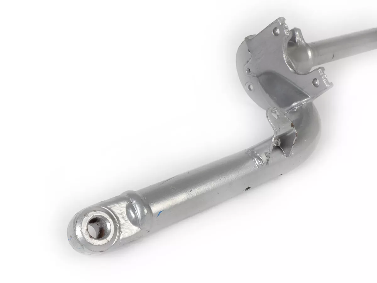 Garpu - tabung kemudi - tabung kemudi -LML (NOS) - tipe Vespa PX Lusso, as roda Ø20mm - tanpa lengan ayun, dengan offset untuk ban lebar