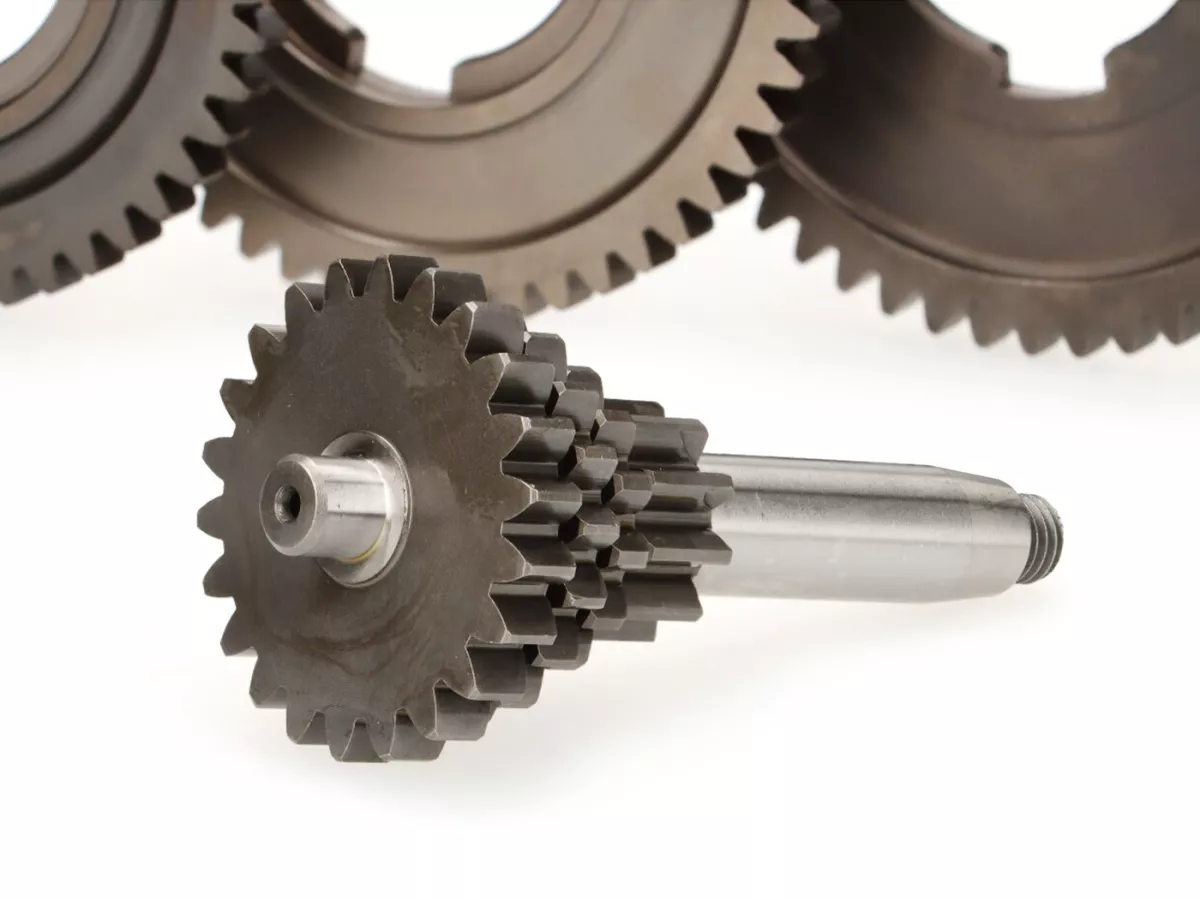 Gear Kit -CIF- Vespa V50, V90, 50N, PV125, ET3, SS50, SS90, PK S, PK XL1, PK XL2, ETS - (46, 50, 54, 58 teeth) - gear set incl. gear cluster and gear selector