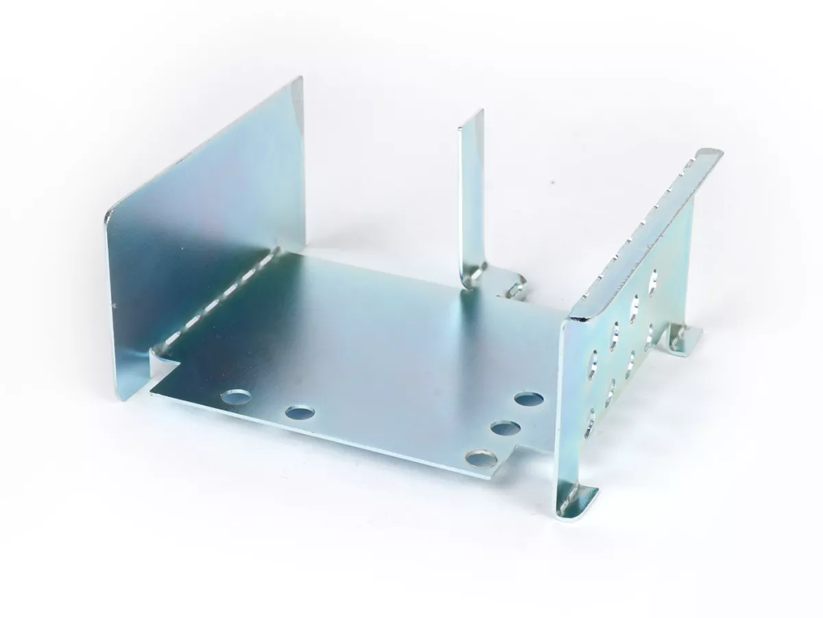 Placa de retención para CDI / regulador de tensión -JOCKEYS- Lambretta/Vespa - para montaje en el alojamiento de la batería/batería ficticia